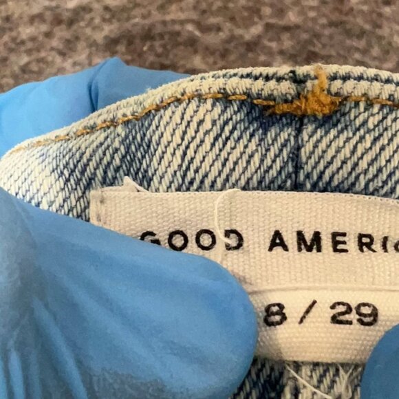 Good American High Waisted Straight Jeans - Size 29 - Picture 5 of 6